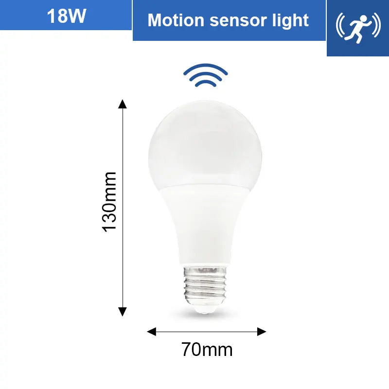 Lâmpada com sensor