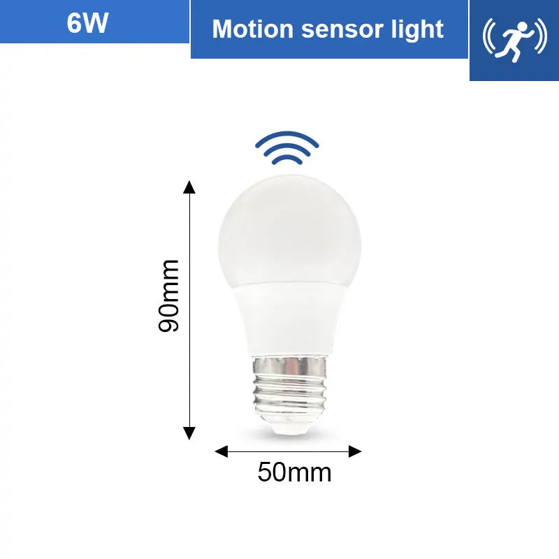 Lâmpada com sensor