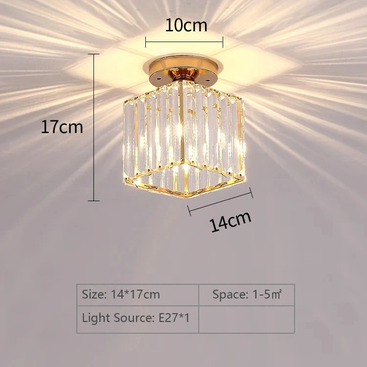 Lustre de teto cristal