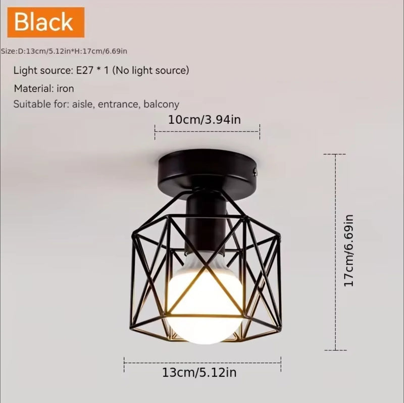Luz de teto redonda LED para  iluminação interior, cozinha, quarto, sala de estar