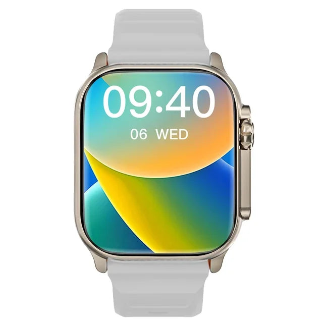 Relógio inteligente T800 Ultra 2 Masculino, Tela AMOLED, Bússola NFC, Impermeável, Relógio Apple, IWO Ultra 8, 49mm, Série 8 smartwatch.