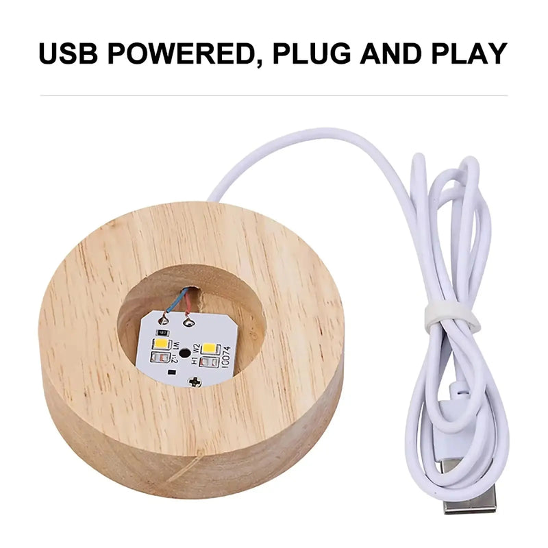 Lâmpada de cristal 3D com galáxia e projeção planetária, luz noturna USB para atmosfera aconchegante, bola de plasma única tipo luminária .