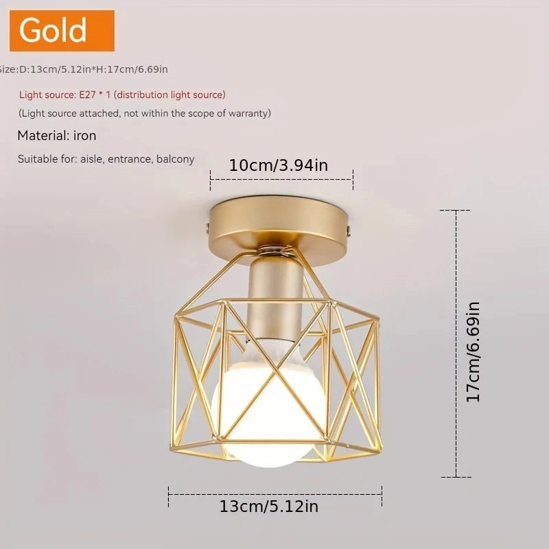 Luz de teto redonda LED para  iluminação interior, cozinha, quarto, sala de estar