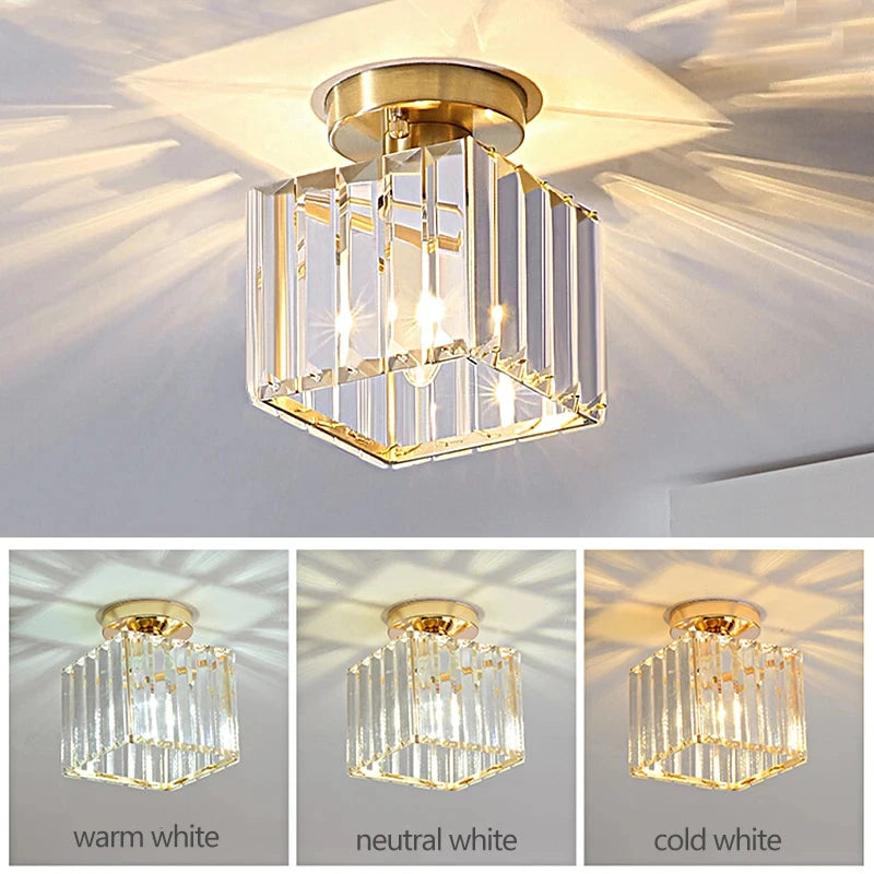 Lustre de teto cristal