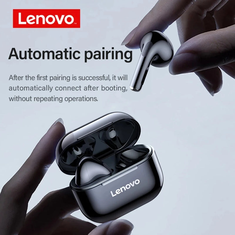 Lenovo-Fones De Ouvido Sem Fio De Redução De Ruído, LP40 Pro, LP40 TWS, Bluetooth 5.1, Controle De Toque, original.