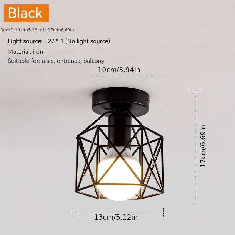 Luz de teto redonda LED para  iluminação interior, cozinha, quarto, sala de estar