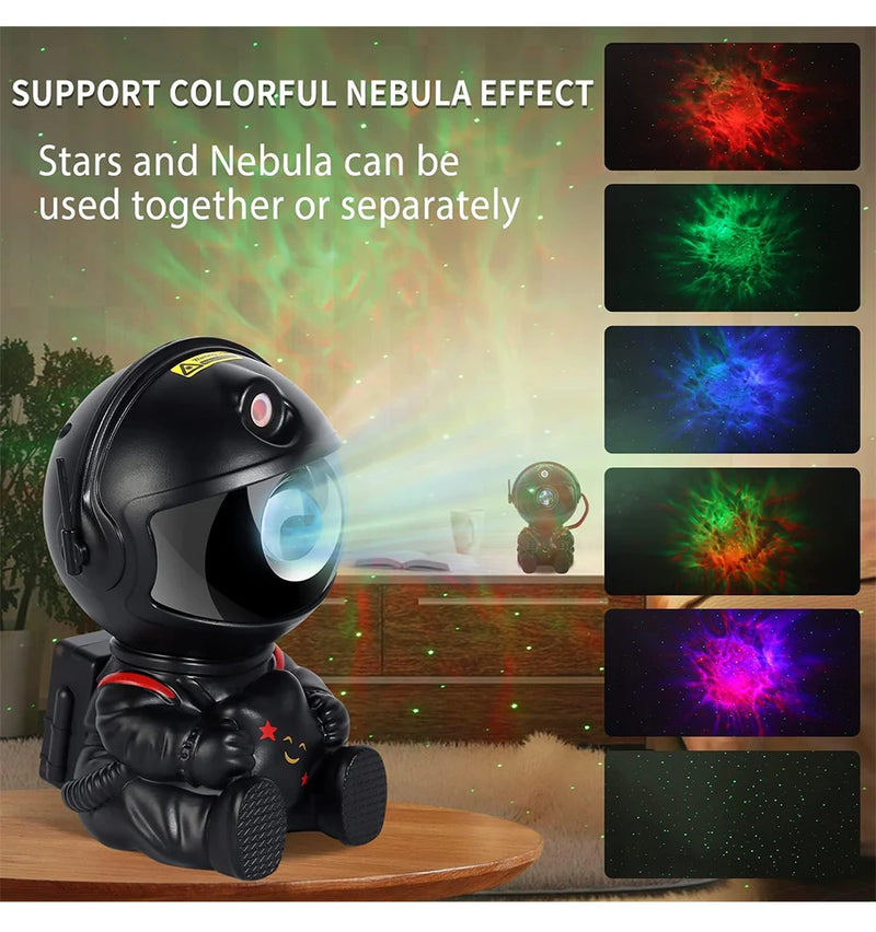 Projetor em LED estrela da galáxia, Luz de projeção do céu estrelado ,Lâmpada de projeção Decoração do quarto Nebulosa Luz noturna LED .