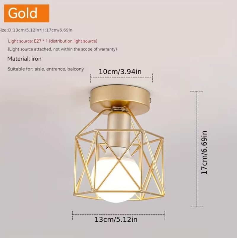 Luz de teto redonda LED para  iluminação interior, cozinha, quarto, sala de estar