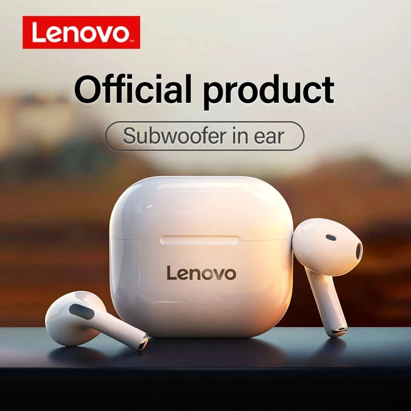Lenovo-Fones De Ouvido Sem Fio De Redução De Ruído, LP40 Pro, LP40 TWS, Bluetooth 5.1, Controle De Toque, original.