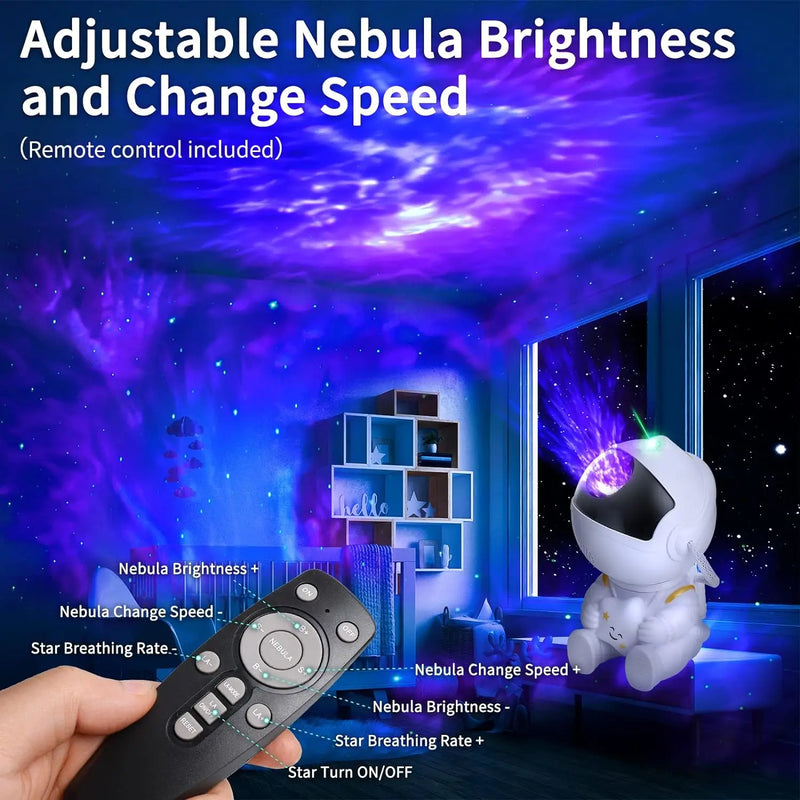 Projetor em LED estrela da galáxia, Luz de projeção do céu estrelado ,Lâmpada de projeção Decoração do quarto Nebulosa Luz noturna LED .