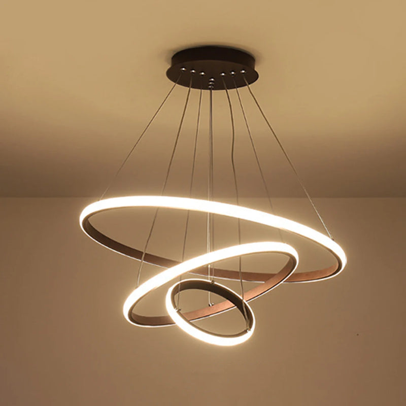 lustre de teto em LED ajustável pendente , iluminação interior alto brilho para sala estar sala jantar quarto