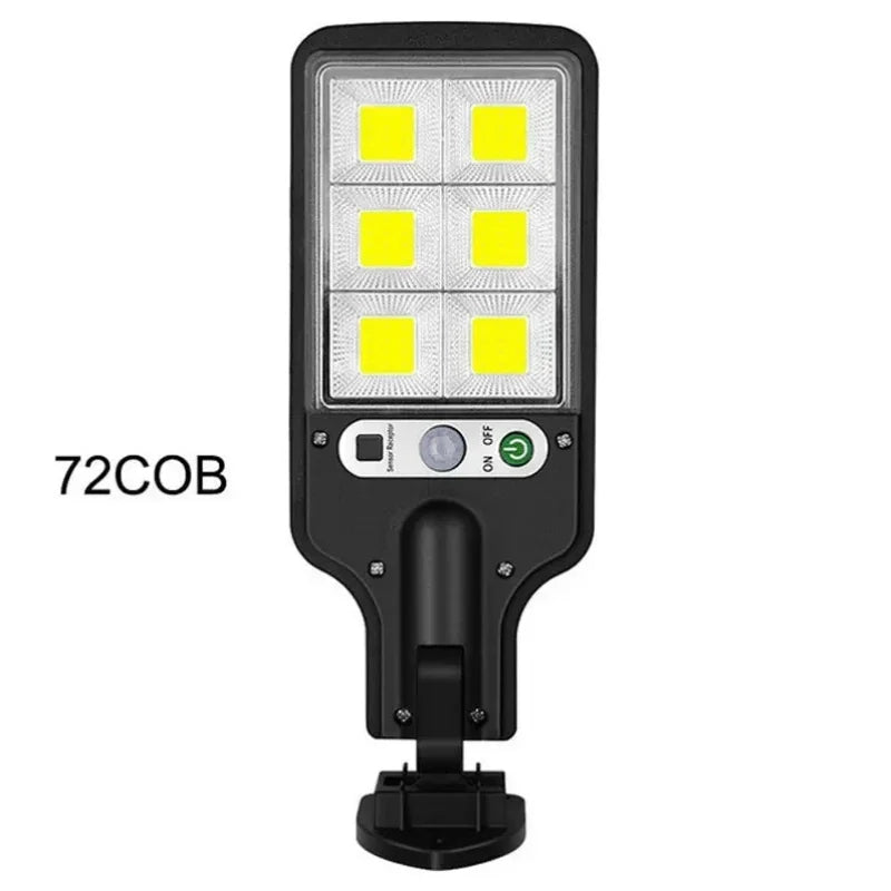 Refletor LED de parede com energia solar
