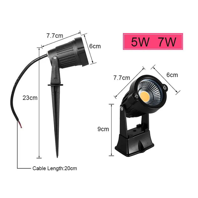 LED para jardim 6000k