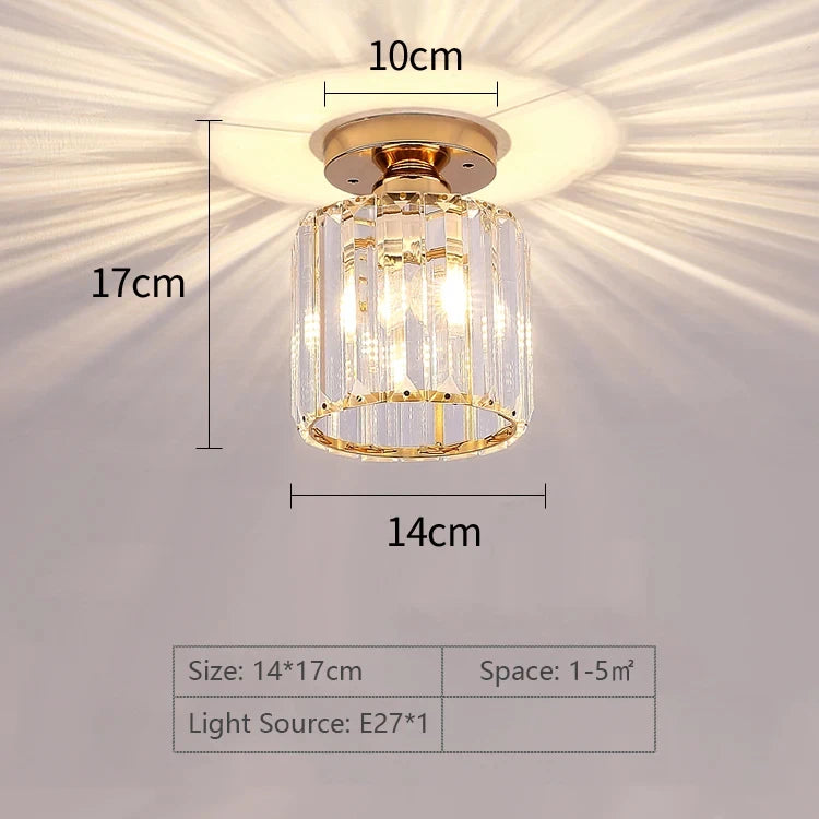 Lustre de teto cristal