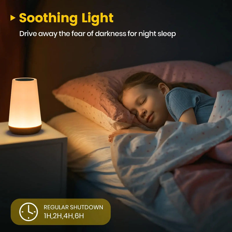 Abajur com luz LED RGB , carregamento USB