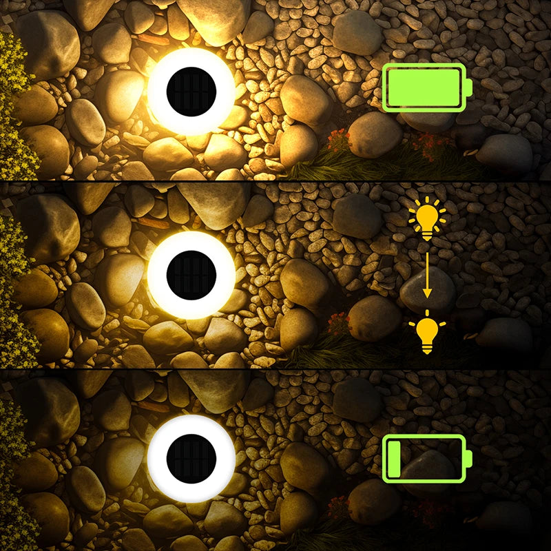 Spot LED de jardim solar
