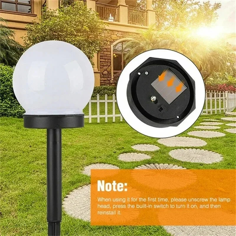 Spot LED de jardim com alimentação de luz solar