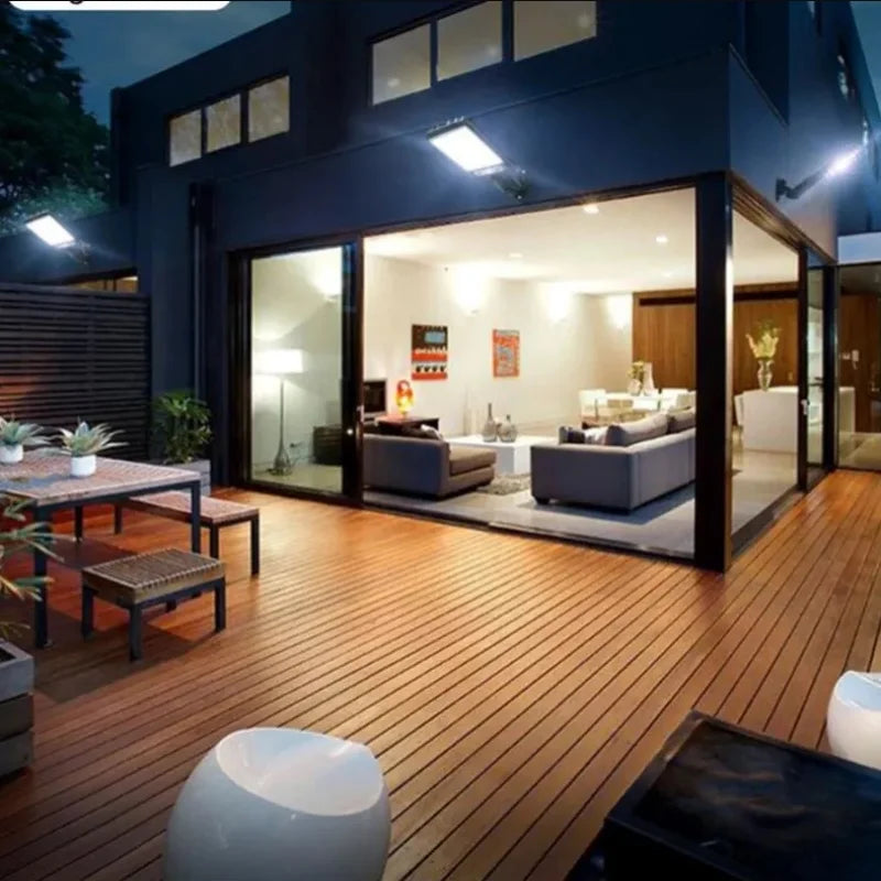 Refletor LED de parede com energia solar