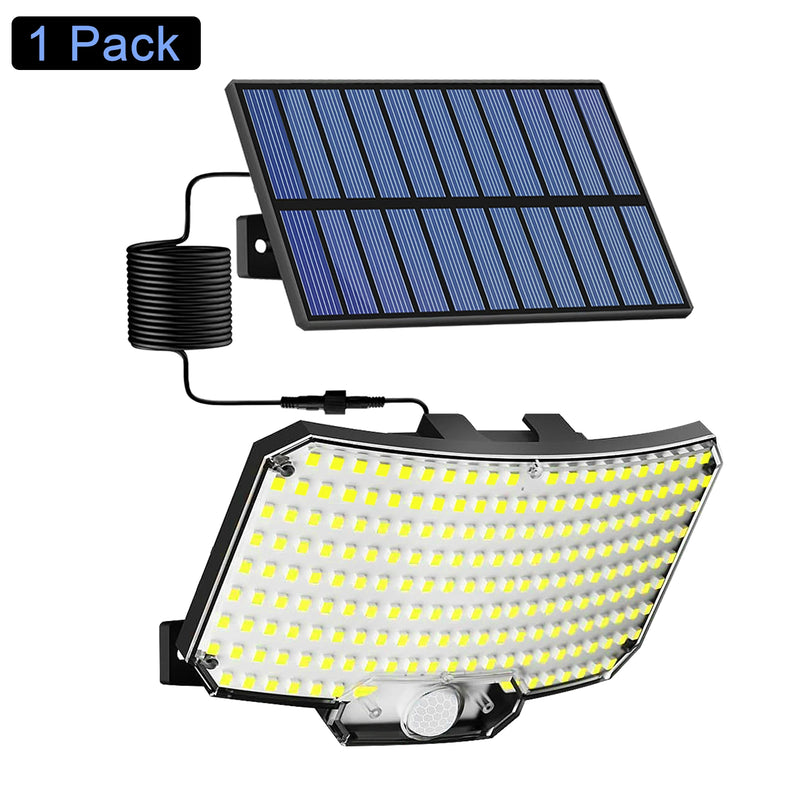 Refletor de LED com sensor de movimento com energia solar e controle remoto