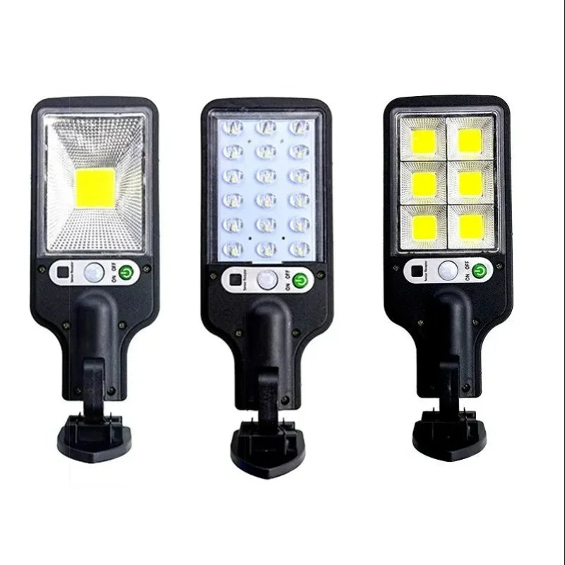 Refletor LED de parede com energia solar