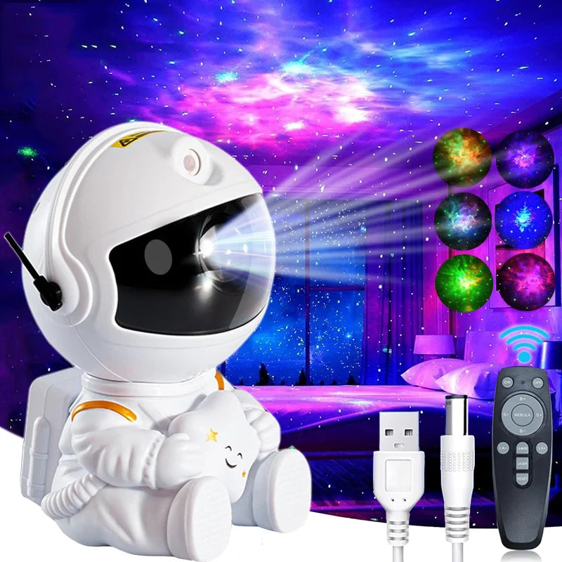 Projetor em LED estrela da galáxia, Luz de projeção do céu estrelado ,Lâmpada de projeção Decoração do quarto Nebulosa Luz noturna LED .